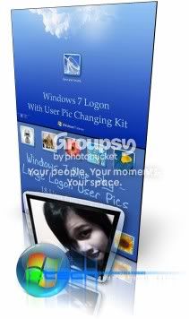 Windows 7 Logon with User Pic Changing Kit for XP (NEW)