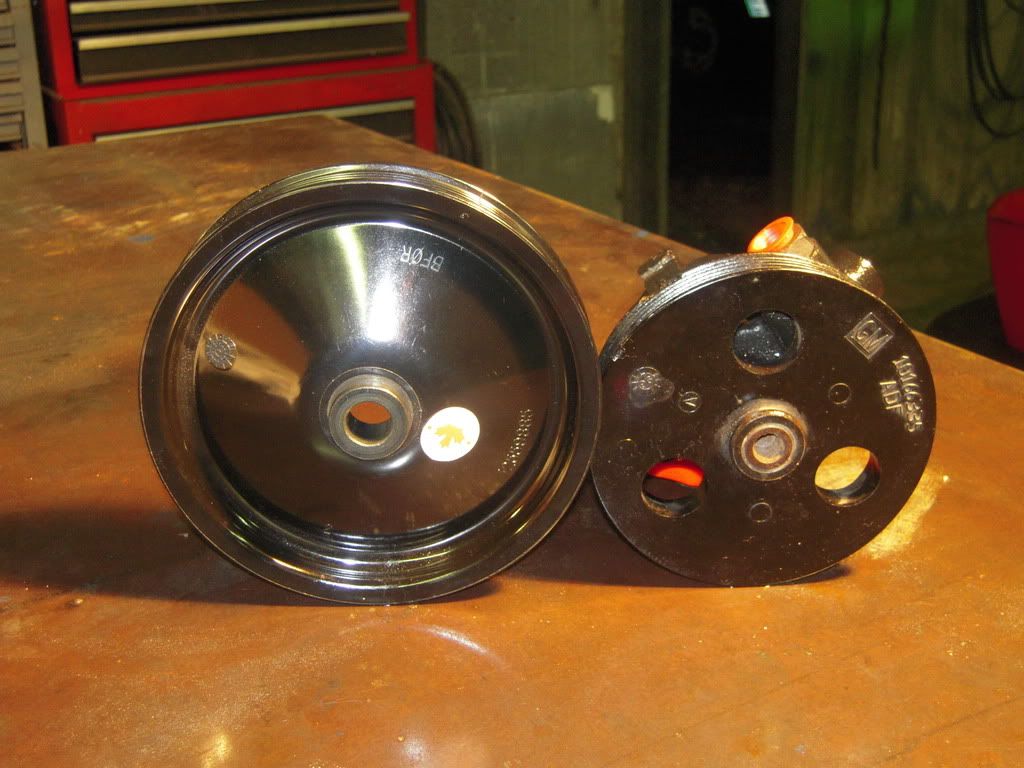 Saginaw Type II power steering pump pulley