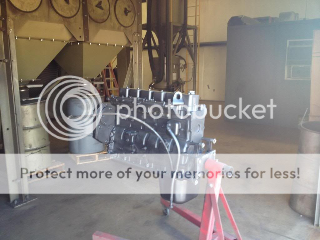 Cummins 6BT engine stand