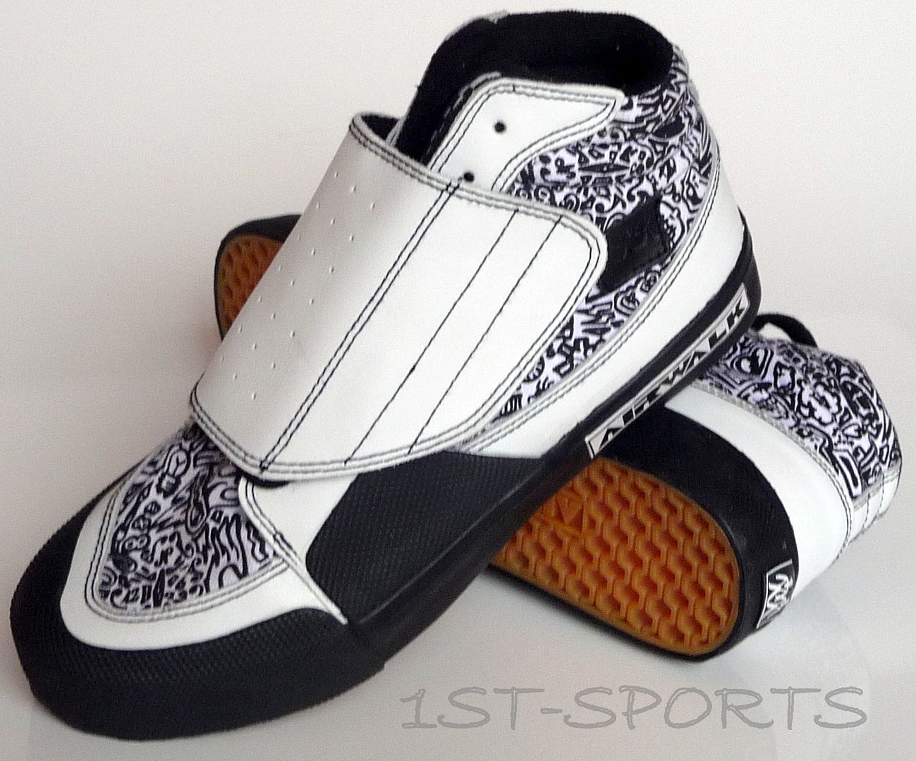 NEW MENS AIRWALK AW VIC V SKATE WHITE, TRAINERS, SHOES eBay