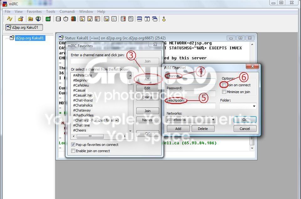 Mirc Channel Auto Join Mirc Channels - Topic - d2jsp