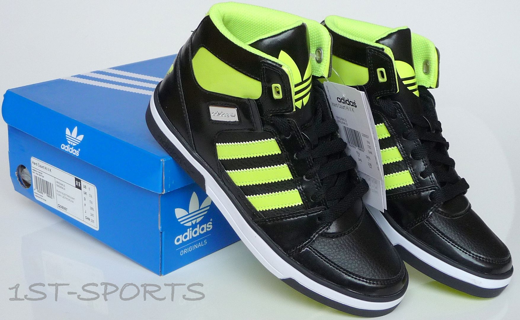 Details about ADIDAS ORIGINALS JUNIORS TRAINERS, SHOES, HARD COURT HI II K UK 4.5 to 5.5 BLACK Details about ADIDAS ORIGINALS JUNIORS TRAINERS, SHOES, HARD COURT HI II K UK 4.5 to 5.5 BLACK