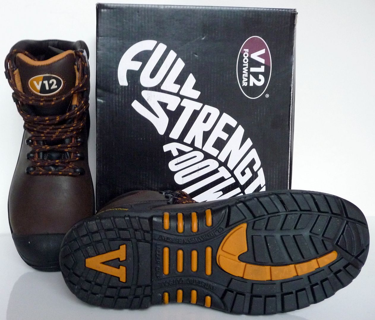 Vtech VR601 Cougar Brown Waxy Hiker Safety Boot With Composite Toe Caps /& St